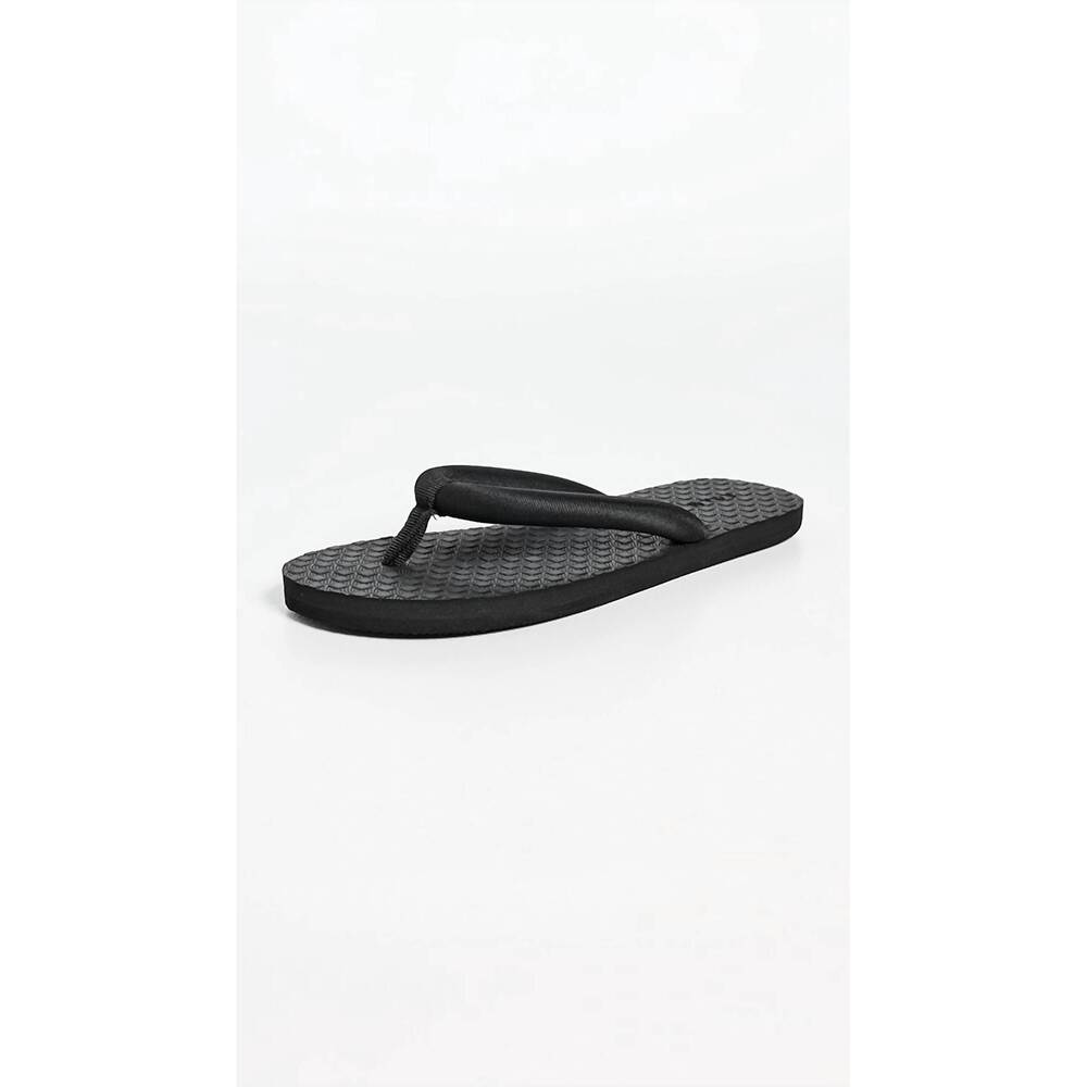 NEW ROAM women's the slip flip flops in black